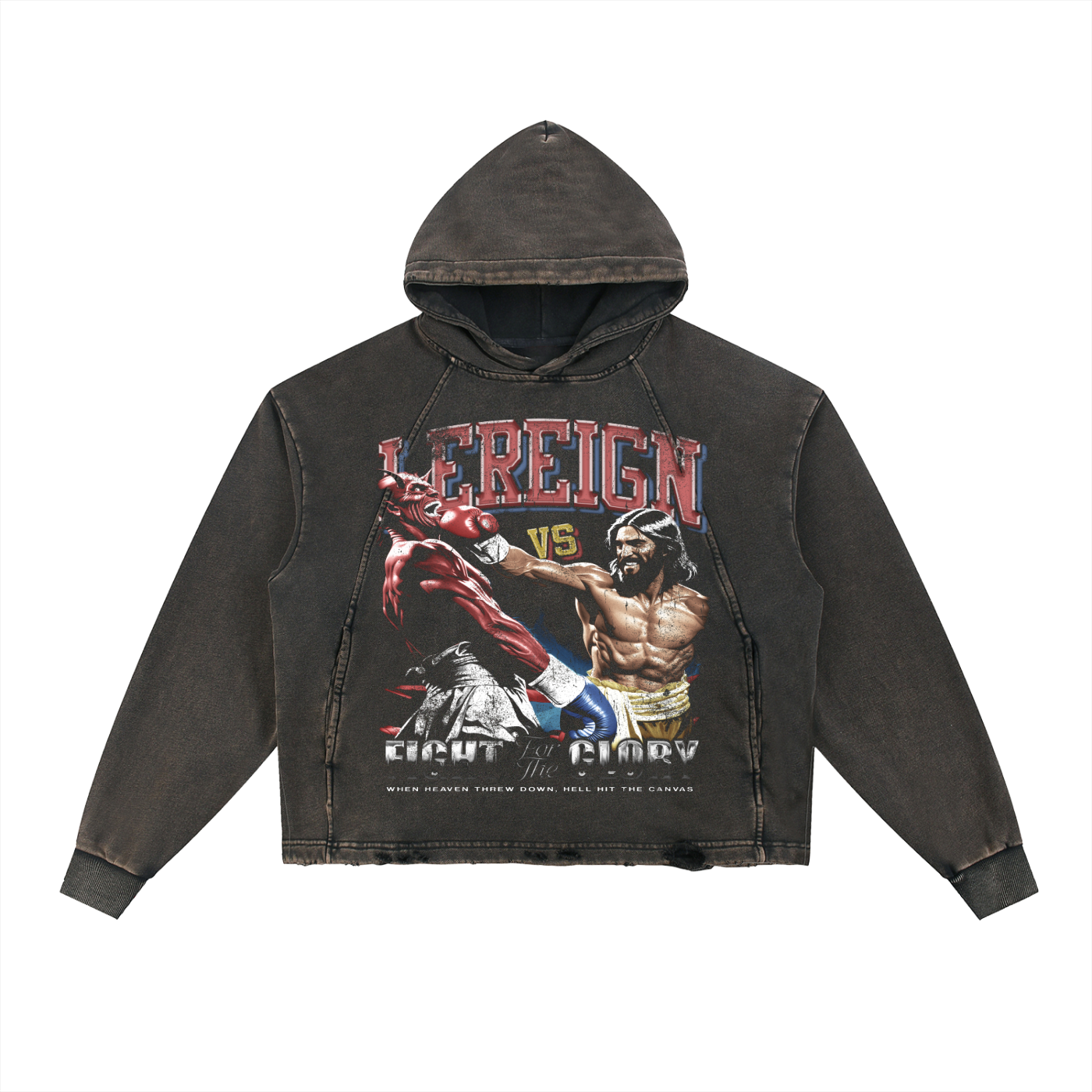 LeReign Fight For Glory Vintage Hoodie