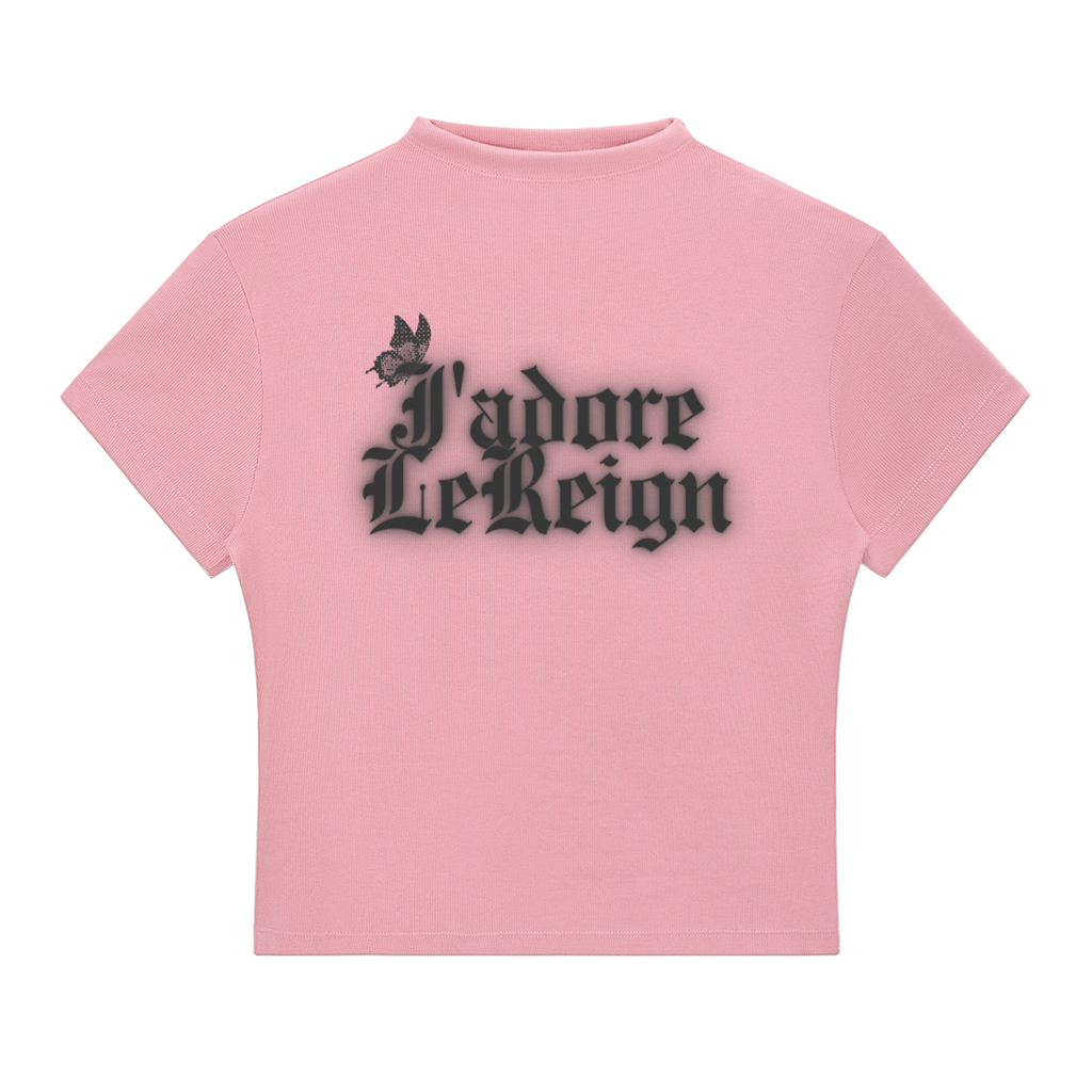 LeReign J'adore Mock Neck T-Shirt