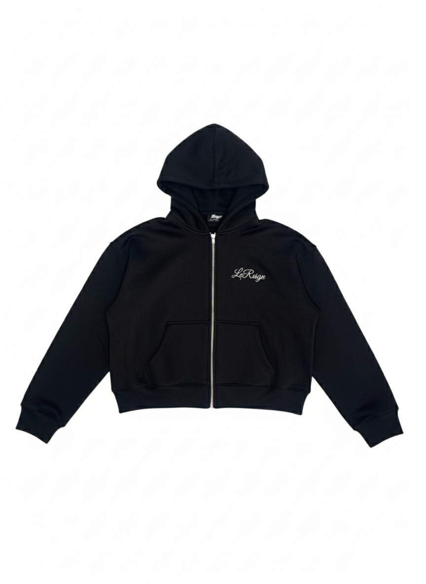 LeReign Essential Zip-Up Black
